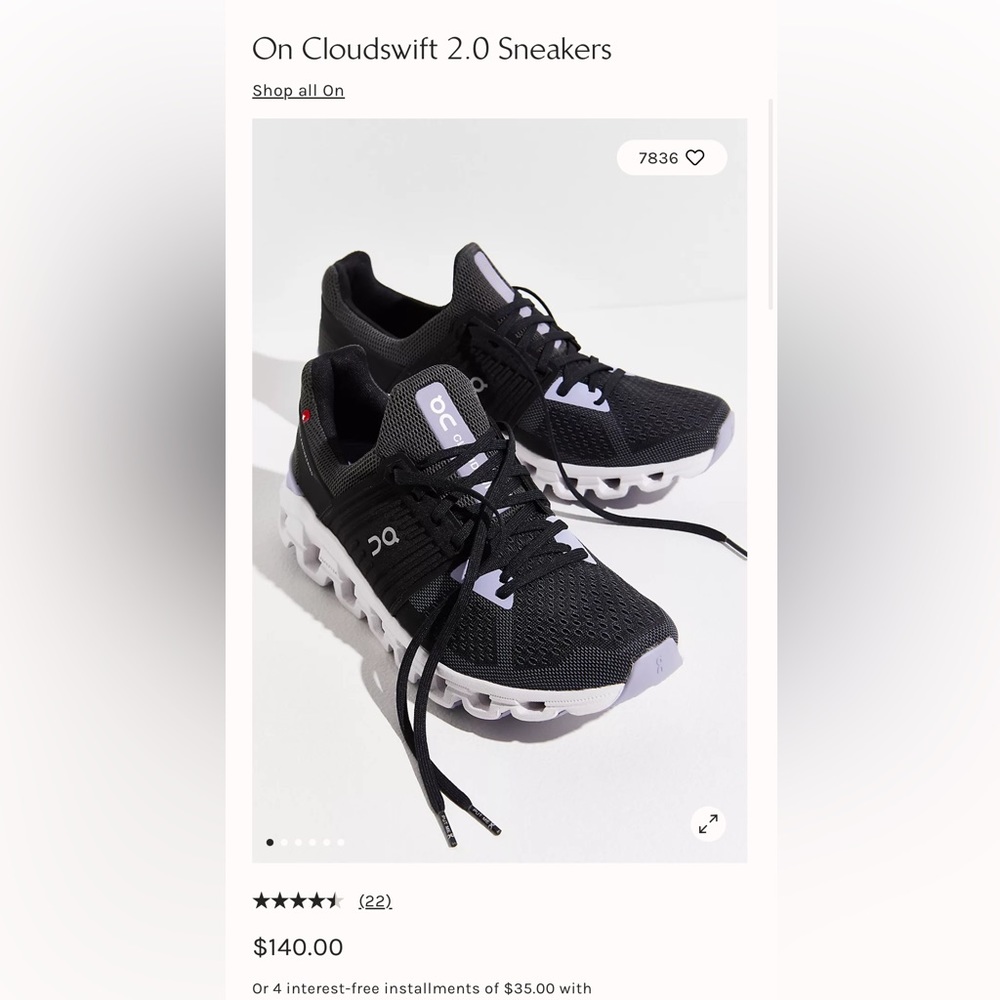 Women’s size 8.5 on clouds ☁️ 💟